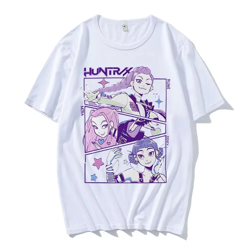 K-Pop Demon Hunters T-shirt Summer Short Sleeve men and womenTshirts O-neck Fashion 2025 Movie T Shirt Casual Unisex Streetwear
K-Pop Demon Hunters T-shirt Summer Short Sleeve men and womenTshirts O-neck Fashion 2025 Movie T Shirt Casual Unisex Streetwear