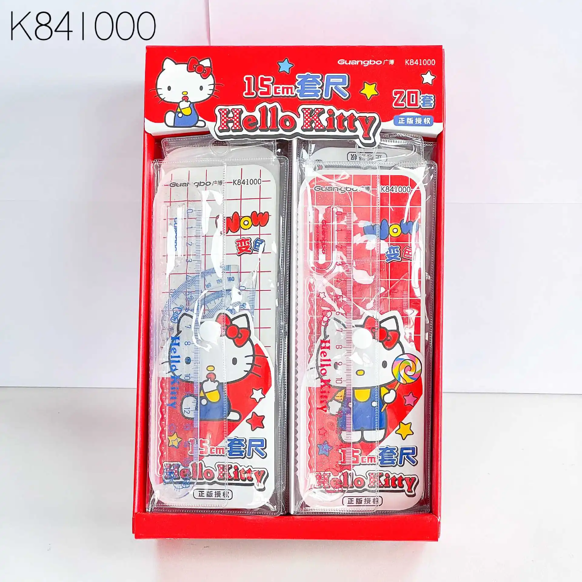 New Hello Kitty 15cm measuring plastic ruler with student scale for measuring. Cartoon anime stationery. Perfect for daily use.
New Hello Kitty 15cm measuring plastic ruler with student scale for measuring. Cartoon anime stationery. Perfect for daily use.