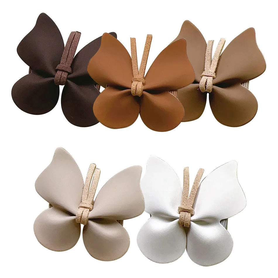 Girl's Solid Leather Butterfly Hair Clip Girl Cute Hair Accessories Handmade Leather Safe Hairpins Children's Festival Gifts
Girl's Solid Leather Butterfly Hair Clip Girl Cute Hair Accessories Handmade Leather Safe Hairpins Children's Festival Gifts