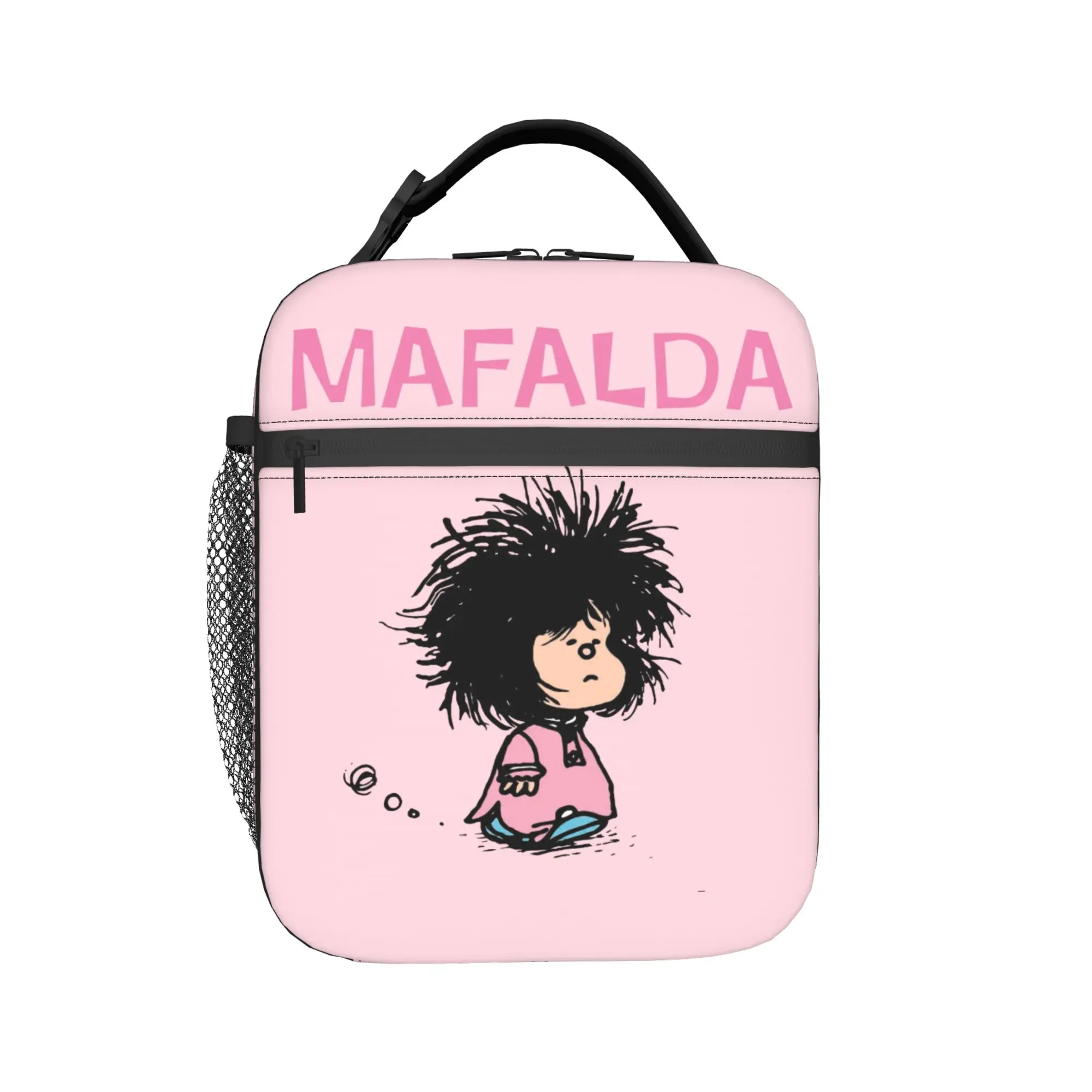 Custom Mafaldas Quino Thermal Insulated Lunch Bags Women Portable Lunch Container for Outdoor Camping Travel Storage Food Box
Custom Mafaldas Quino Thermal Insulated Lunch Bags Women Portable Lunch Container for Outdoor Camping Travel Storage Food Box