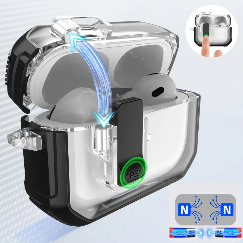 Applicableairpods4Protective case anti-drop wear-resistant new earphone coverairpodspro2Protective Shell
Applicableairpods4Protective case anti-drop wear-resistant new earphone coverairpodspro2Protective Shell