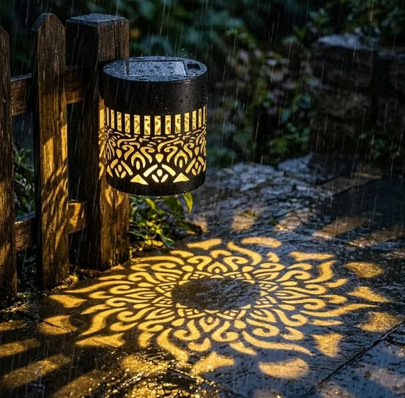 Waterproof Outdoor Deck Step Wall Light Hollow Solar-Powered Mandala Projector Light Exotic Garden Decoration Automatic Light
Waterproof Outdoor Deck Step Wall Light Hollow Solar-Powered Mandala Projector Light Exotic Garden Decoration Automatic Light