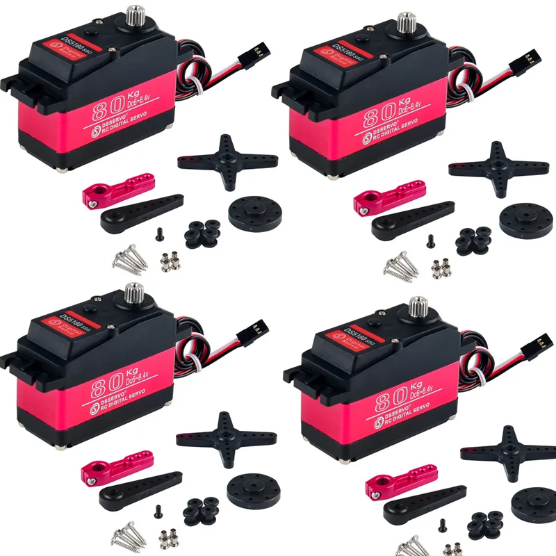 1/2/4PCS Dsservo DS5180 Digital Servo Motor Metal Gears 80KG 180/270° Robotic Servos 18T Arm DIY Toys Parts For Car/Robot Model
1/2/4PCS Dsservo DS5180 Digital Servo Motor Metal Gears 80KG 180/270° Robotic Servos 18T Arm DIY Toys Parts For Car/Robot Model