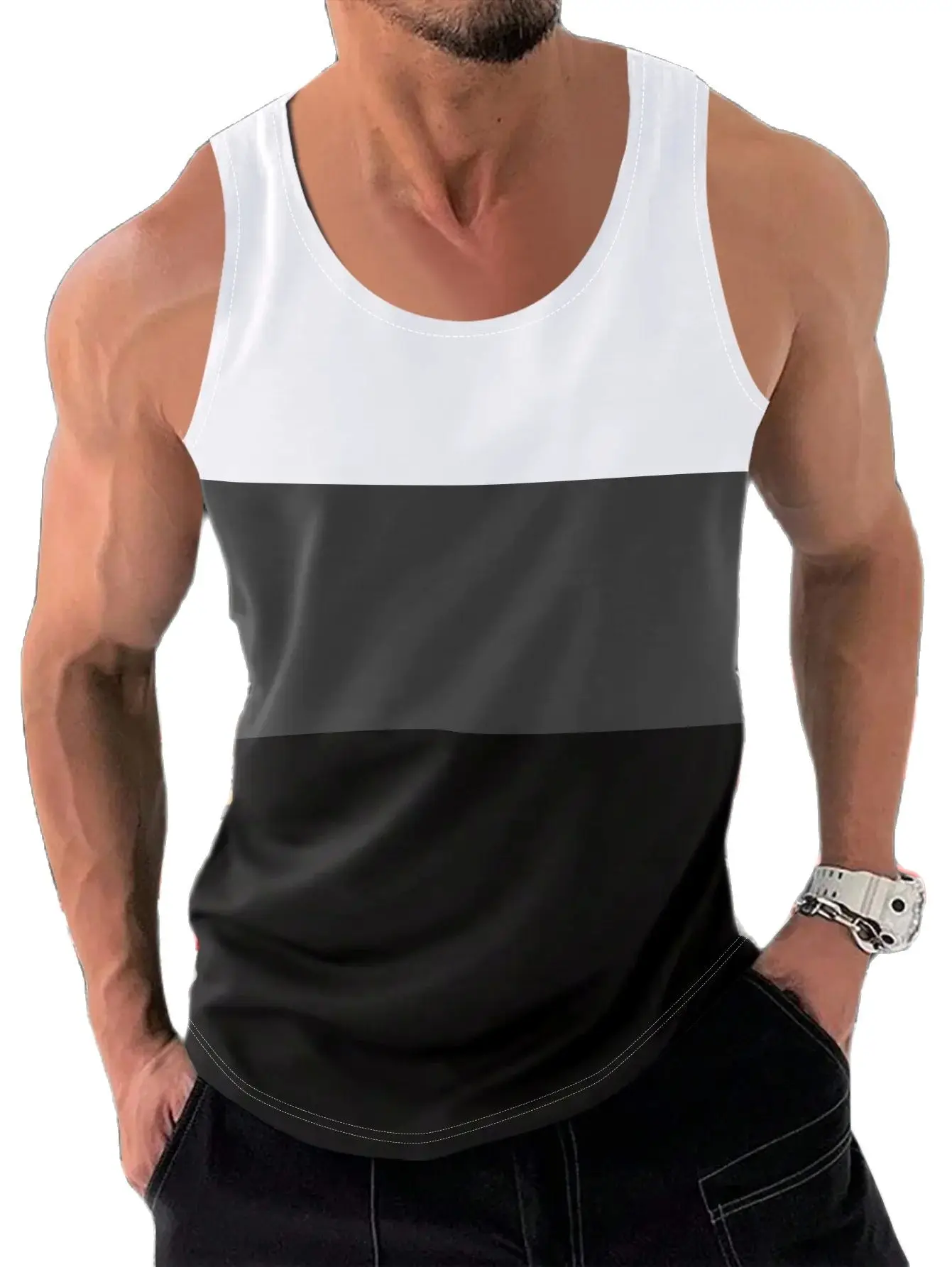 Brand New Plain Tank Top Men Bodybuilding singlet Gym Stringer Sleeveless Shirt Blank Fitness Clothing Sportwear Muscle Vest
Brand New Plain Tank Top Men Bodybuilding singlet Gym Stringer Sleeveless Shirt Blank Fitness Clothing Sportwear Muscle Vest