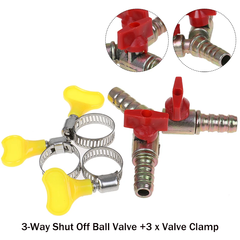 Высококачественный Y-образный 3-ходовой запорный шаровой клапан с зажимным фитингом, шланговый штуцер, топливный газ, 5/16 дюйма, 10 мм, аксессуары
Высококачественный Y-образный 3-ходовой запорный шаровой клапан с зажимным фитингом, шланговый штуцер, топливный газ, 5/16 дюйма, 10 мм, аксессуары