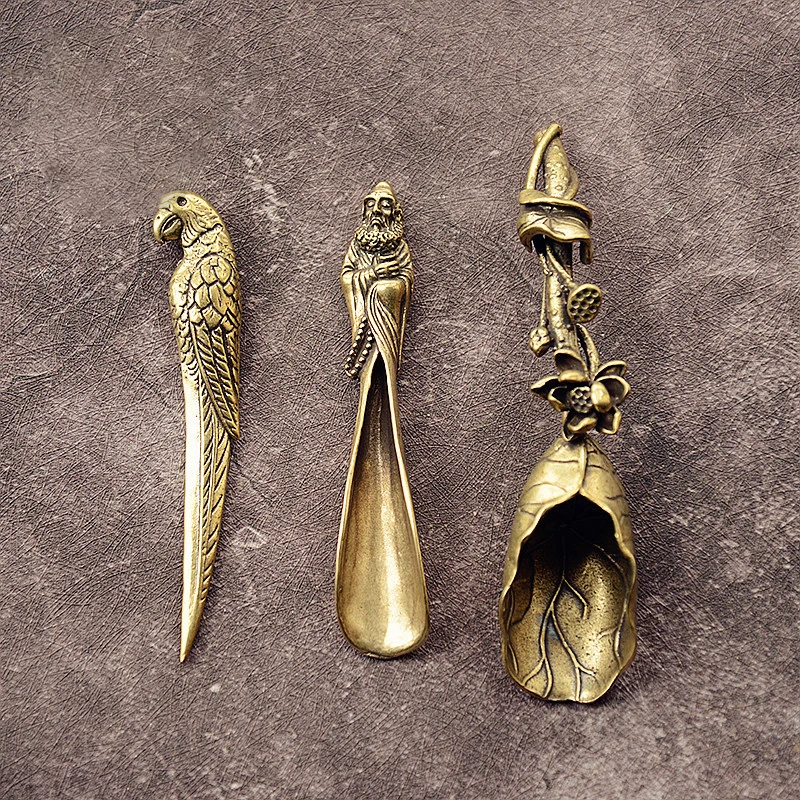 New Style Creative Tea Scoops Shovel Brass Copper Lotus Root Bamboo Tableware Coffee Spoon Pet Ceremony Ice Cream
New Style Creative Tea Scoops Shovel Brass Copper Lotus Root Bamboo Tableware Coffee Spoon Pet Ceremony Ice Cream