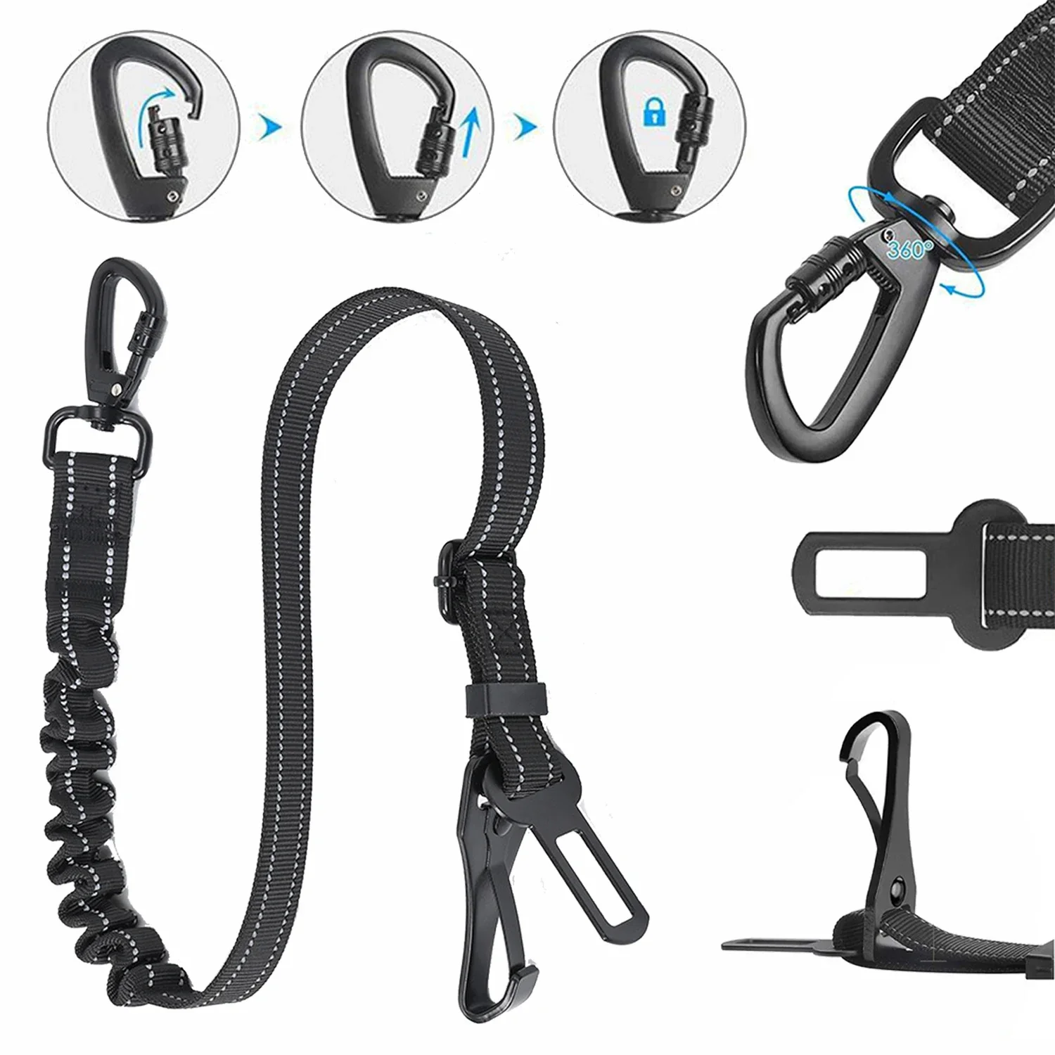 Car Pet Seat Belt Multi-functional Elastic Retractable Cat Leash with Locking Buckle Large Dog Explosion-proof Punch Reflective
Car Pet Seat Belt Multi-functional Elastic Retractable Cat Leash with Locking Buckle Large Dog Explosion-proof Punch Reflective