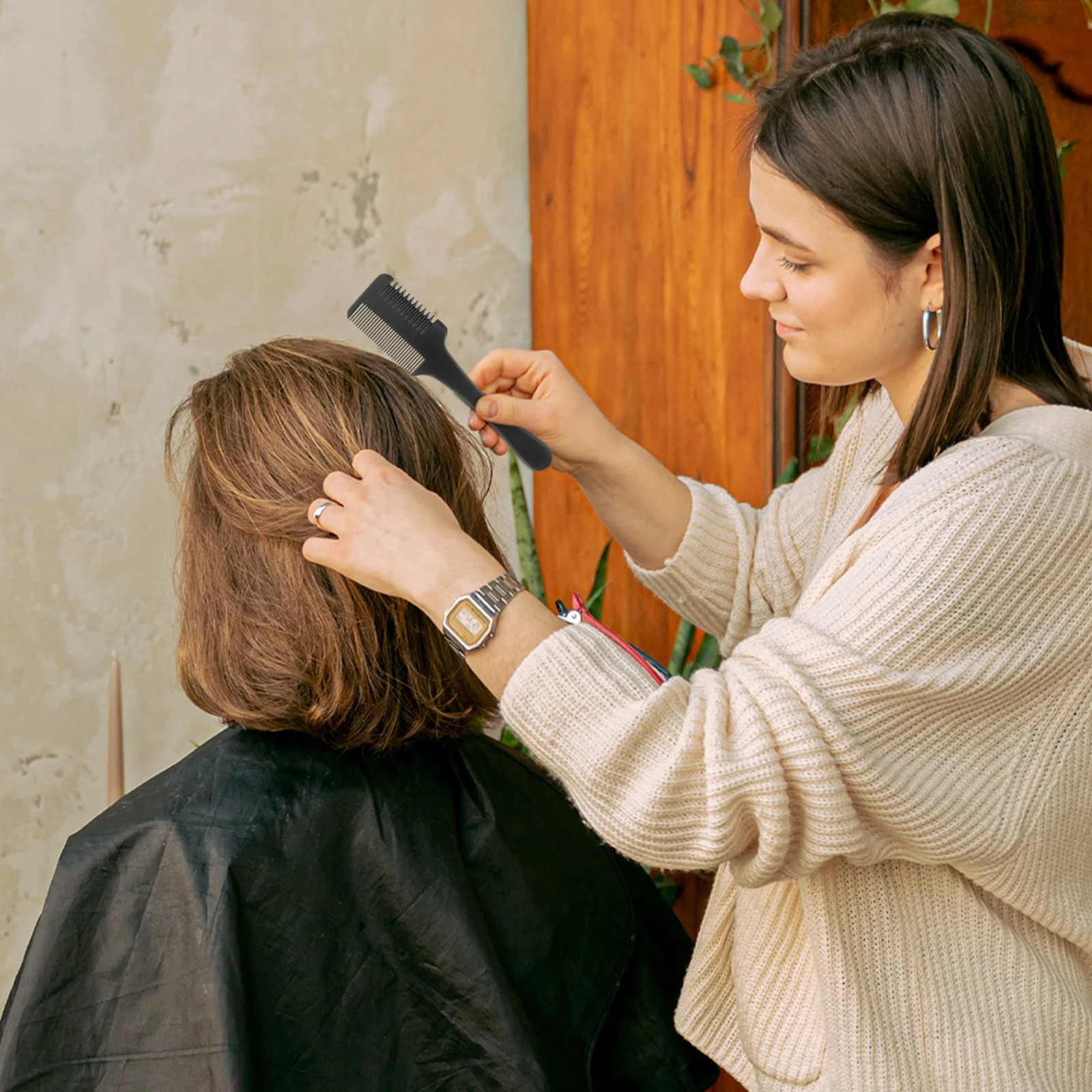 3Pcs Professional Hair Cutter Comb Double Side Razor Tool for Home Hair Styling Thinning Trimming Razor Comb Hairstyle Tool 
3Pcs Professional Hair Cutter Comb Double Side Razor Tool for Home Hair Styling Thinning Trimming Razor Comb Hairstyle Tool