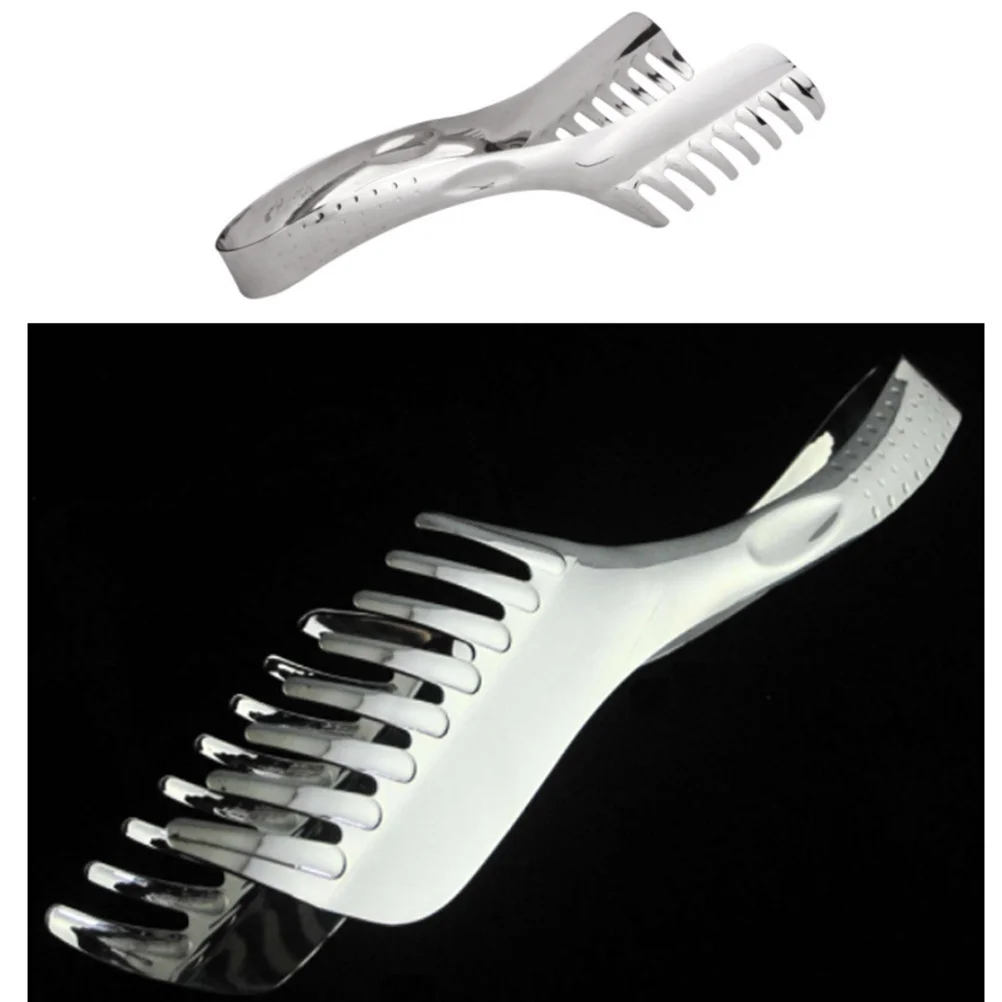 Stainless Steel Food Clip Comb Design Anti-Slip Bbq Tongs For Grilling Baking Bread Cake Multifunctional Kitchen Tool
Stainless Steel Food Clip Comb Design Anti-Slip Bbq Tongs For Grilling Baking Bread Cake Multifunctional Kitchen Tool
