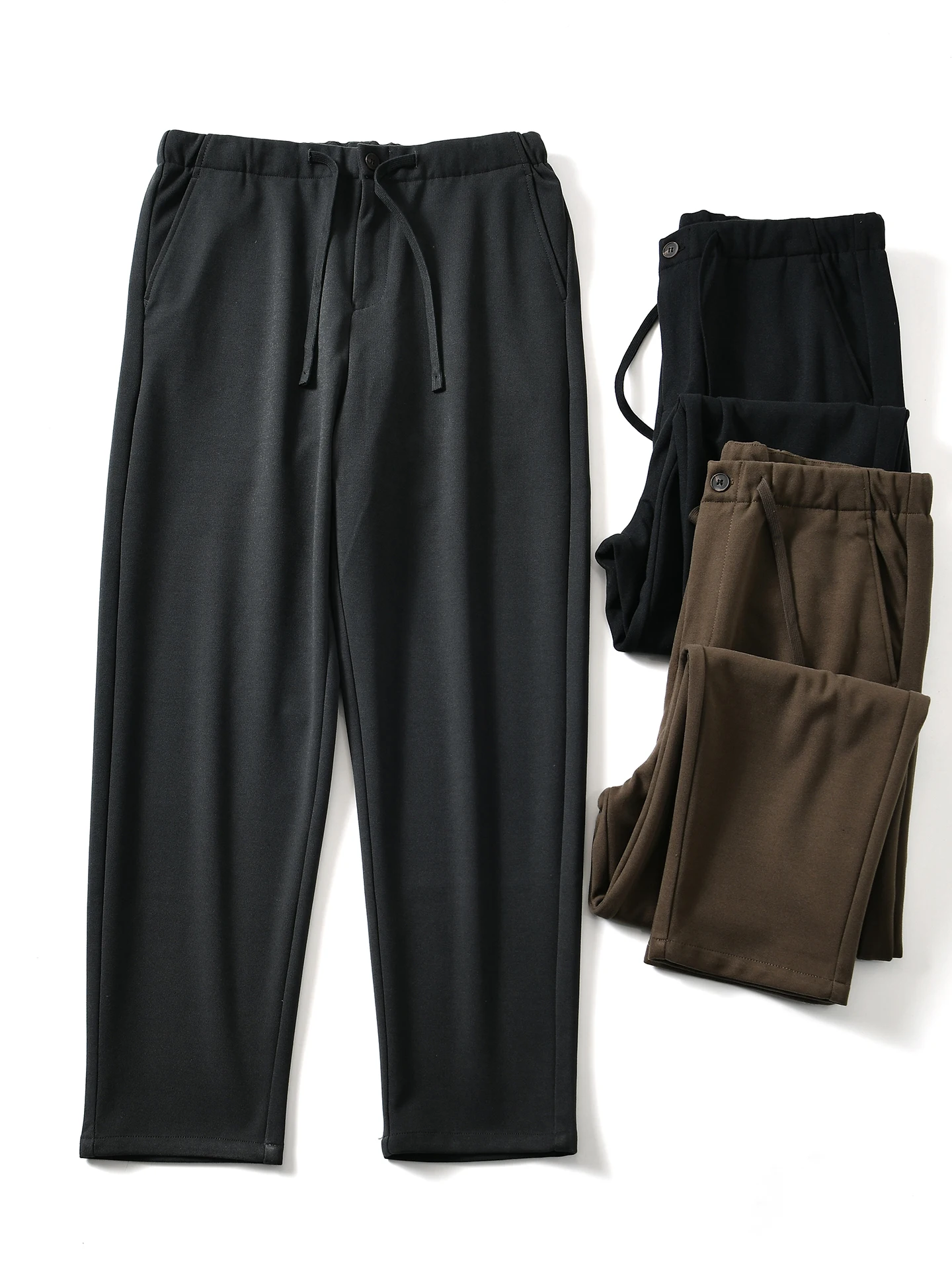 Men's Casual Straight Leg Pants Wool Blend Brushed Fabric Comfortable Loose Fit Autumn Winter Fashion Polyester Viscose Wool ...
Men's Casual Straight Leg Pants Wool Blend Brushed Fabric Comfortable Loose Fit Autumn Winter Fashion Polyester Viscose Wool ...