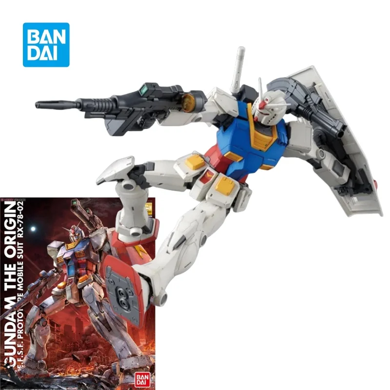 Подлинная сборная модель Bandai Gundam MG 1/100 RX-78-2 Ver.GTO, экшн-кукла, настольное украшение, коллекция украшений, игрушки и подарки
Подлинная сборная модель Bandai Gundam MG 1/100 RX-78-2 Ver.GTO, экшн-кукла, настольное украшение, коллекция украшений, игрушки и подарки