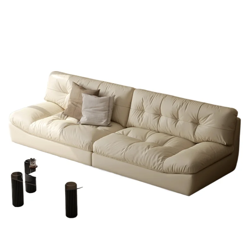 Lcx leather sofa modern simple straight row light luxury sofa
Lcx leather sofa modern simple straight row light luxury sofa