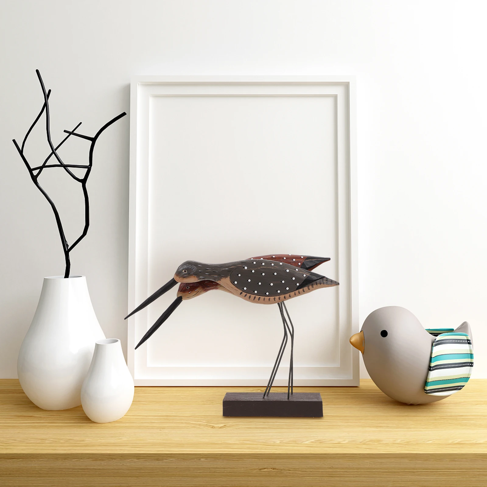 Seabird Figurine Wood Statue Hand Carved Ornament Home Decor Bedroom Living Room Office Craft Bird Wooden Animal Modern Design
Seabird Figurine Wood Statue Hand Carved Ornament Home Decor Bedroom Living Room Office Craft Bird Wooden Animal Modern Design