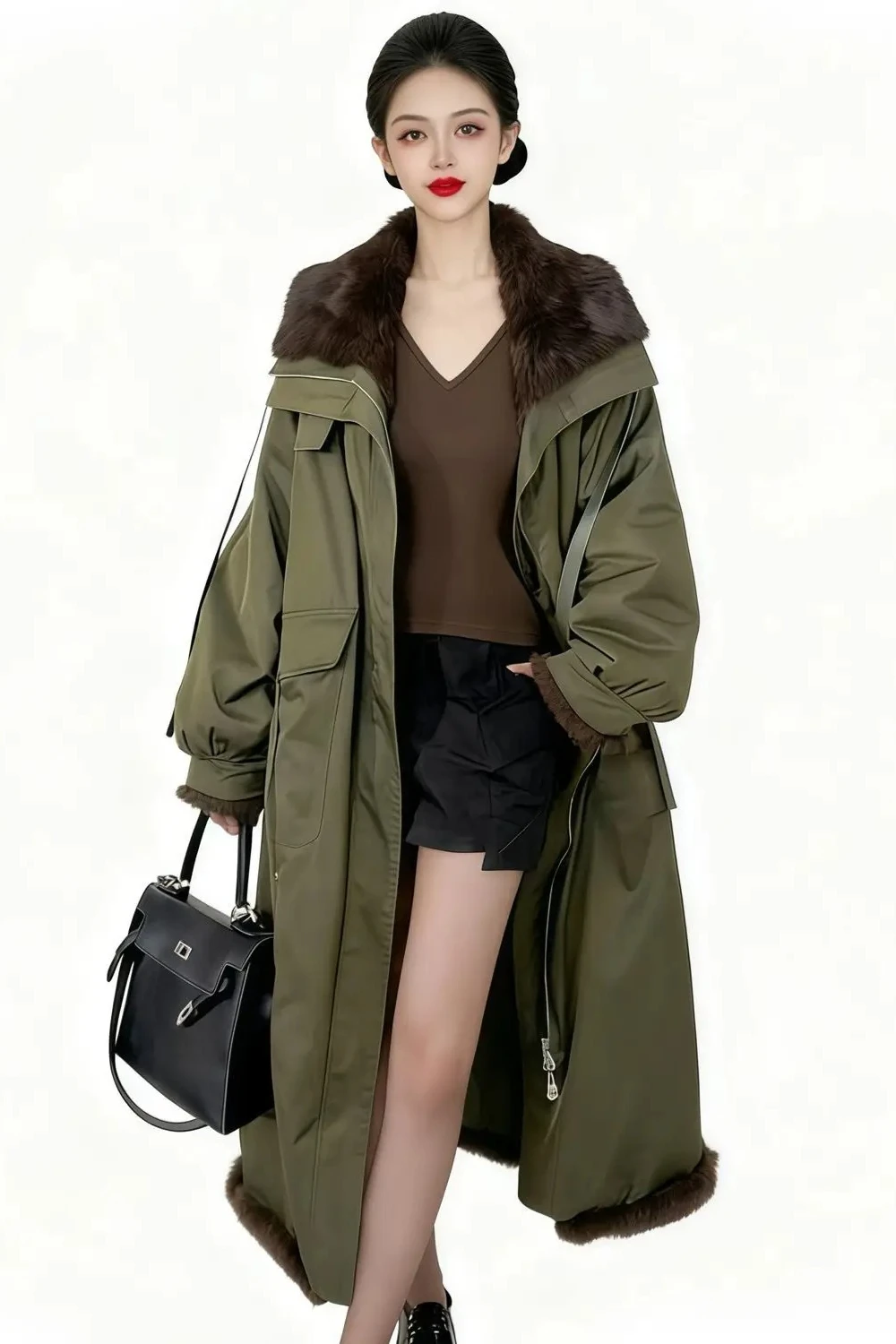 2025 Winter Women's Down Cotton Jacket Loose Long Parker Workwear Coat
2025 Winter Women's Down Cotton Jacket Loose Long Parker Workwear Coat