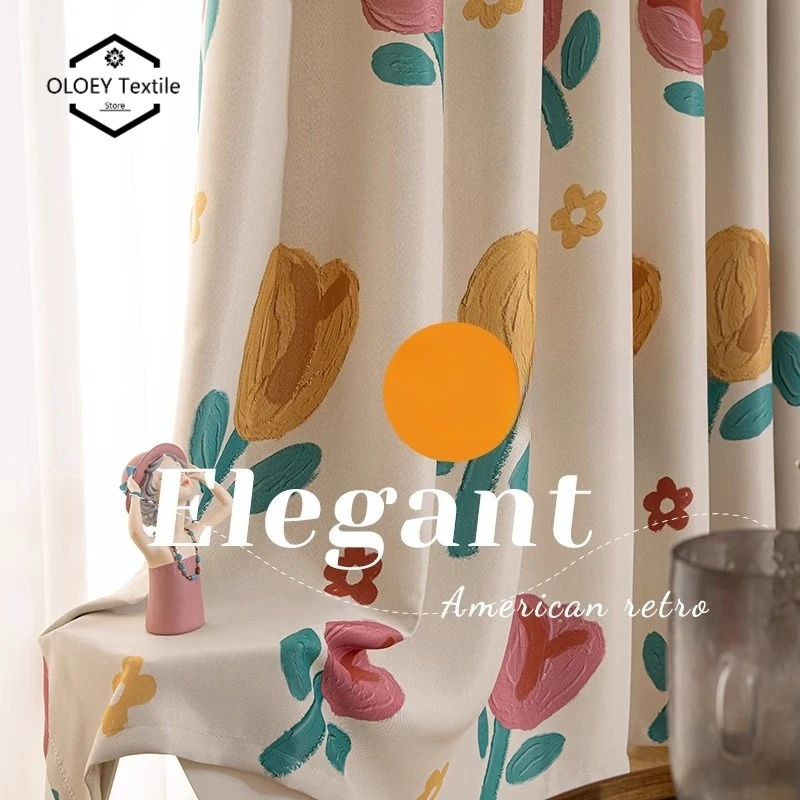 American Style Curtains for Balcony Bedroom Living Room 100% Light Blocking Fabric Windowsill Children Room Blackout Drape Tulle
American Style Curtains for Balcony Bedroom Living Room 100% Light Blocking Fabric Windowsill Children Room Blackout Drape Tulle