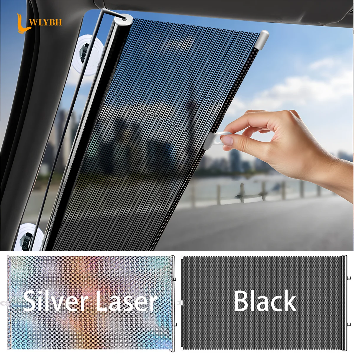 Car Sunshade Retractable Automotive Windshield Sun Cover Vehicle Front Glass Blind Car Blackout Window Privacy Curtain Film
Car Sunshade Retractable Automotive Windshield Sun Cover Vehicle Front Glass Blind Car Blackout Window Privacy Curtain Film