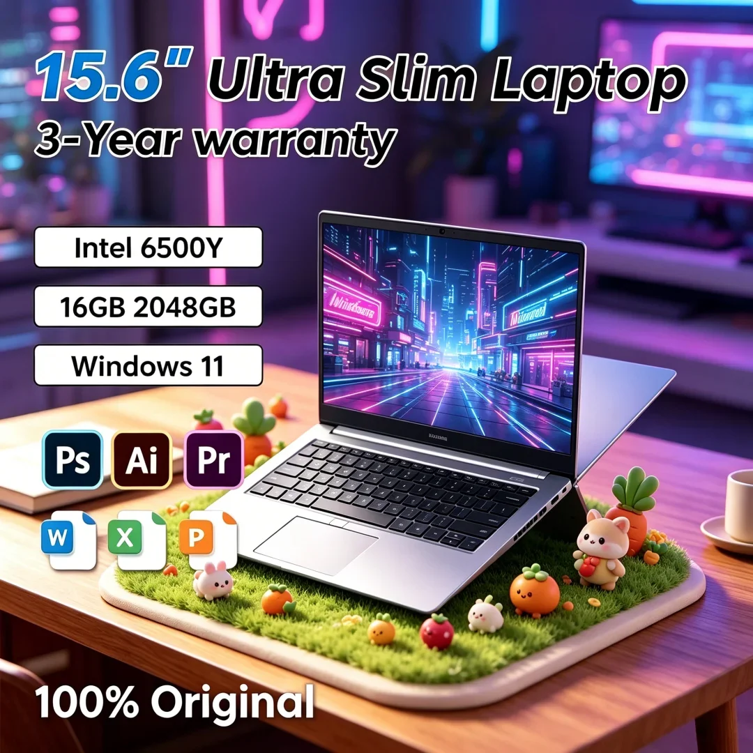 2026 Rarefied Svelte 15.6 Laptop Intel 6500Y 32GB RAM 2TB SSD 5000mAh Windows 11 Backlit Keyboard Fingerprint for Distinguished
2026 Rarefied Svelte 15.6 Laptop Intel 6500Y 32GB RAM 2TB SSD 5000mAh Windows 11 Backlit Keyboard Fingerprint for Distinguished