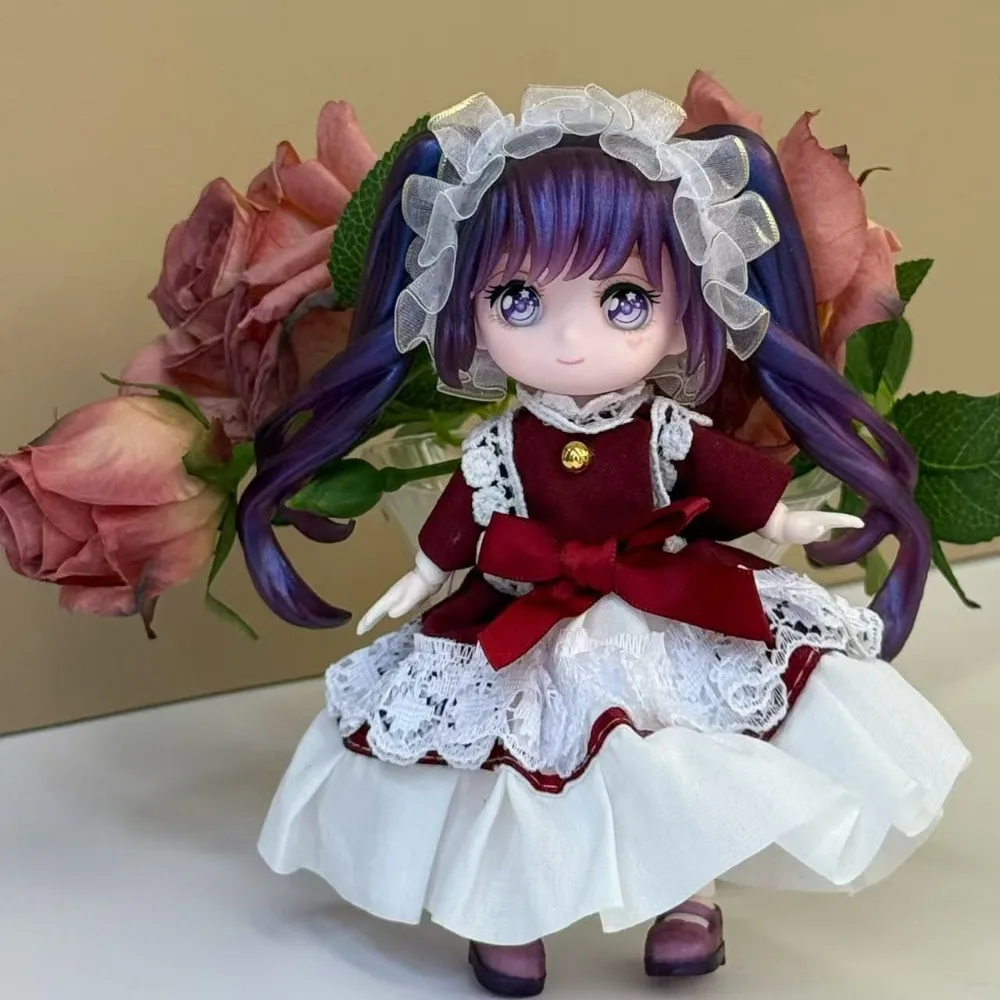 12 Point Joints OB11 Doll Plain Dress 13cm Size Jointed Dolls 4-inch Height Cartoon Face Doll Changing Outfit With Clothes
12 Point Joints OB11 Doll Plain Dress 13cm Size Jointed Dolls 4-inch Height Cartoon Face Doll Changing Outfit With Clothes