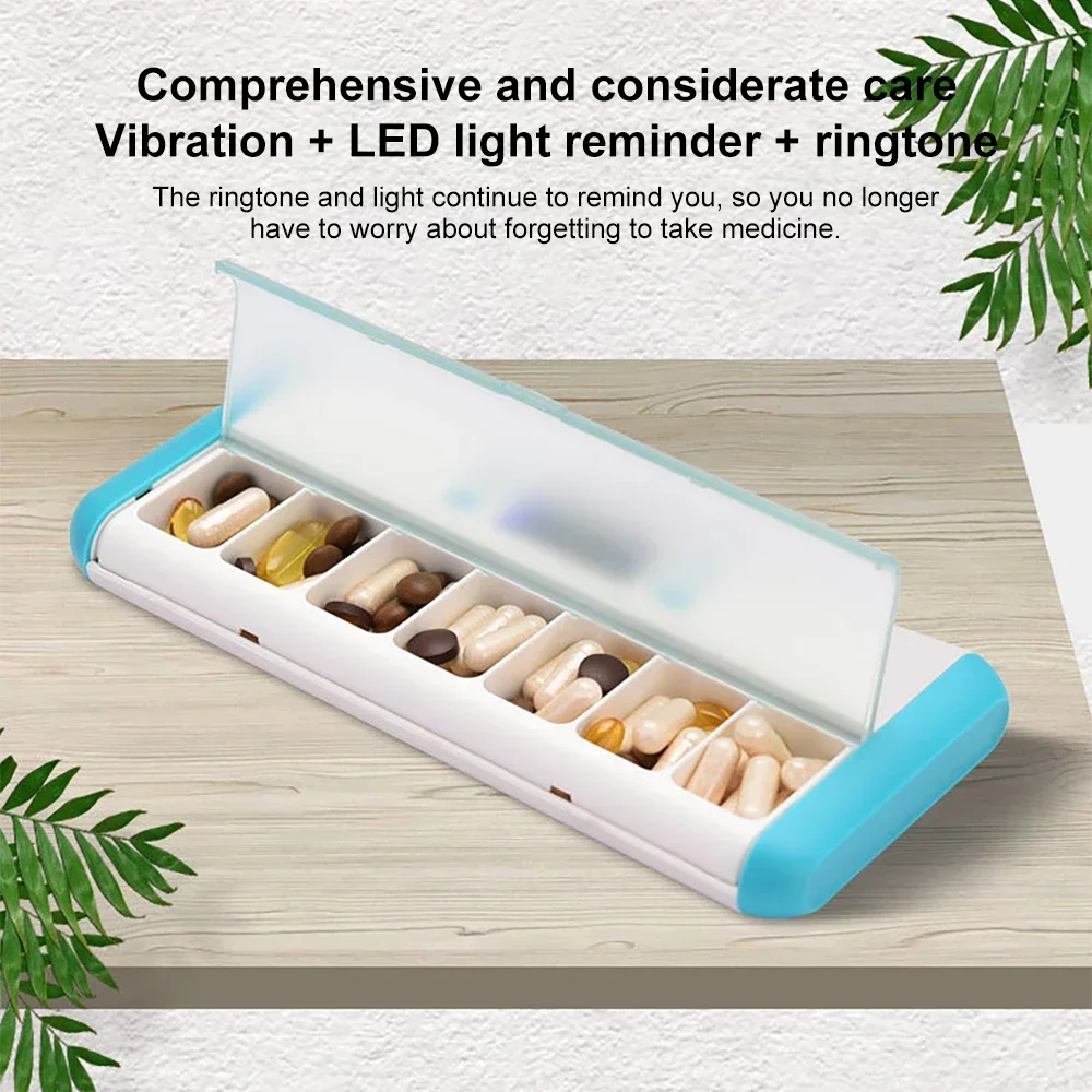 INSMART Smart Pill Organizer Electronic Timing Reminder Storage Case Timer Weekly Pills Drug Container Alarm Box For Traveling
INSMART Smart Pill Organizer Electronic Timing Reminder Storage Case Timer Weekly Pills Drug Container Alarm Box For Traveling