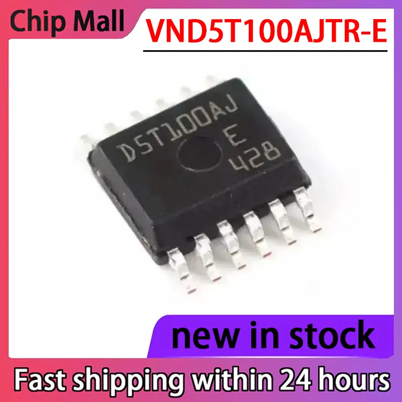 1PCS VND5T100AJTR-E D5T100AJ Packaged HSSOP-12 Power Electronic Switch Brand New and
1PCS VND5T100AJTR-E D5T100AJ Packaged HSSOP-12 Power Electronic Switch Brand New and