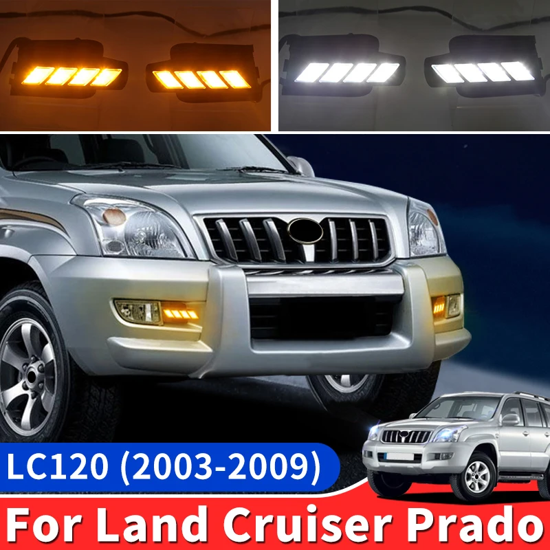 Automobile LED Daytime Running Lamp Modified For Toyota Land Cruiser Prado 120 Lc120 FJ120 2003-2009 2008 External Accessories
Automobile LED Daytime Running Lamp Modified For Toyota Land Cruiser Prado 120 Lc120 FJ120 2003-2009 2008 External Accessories