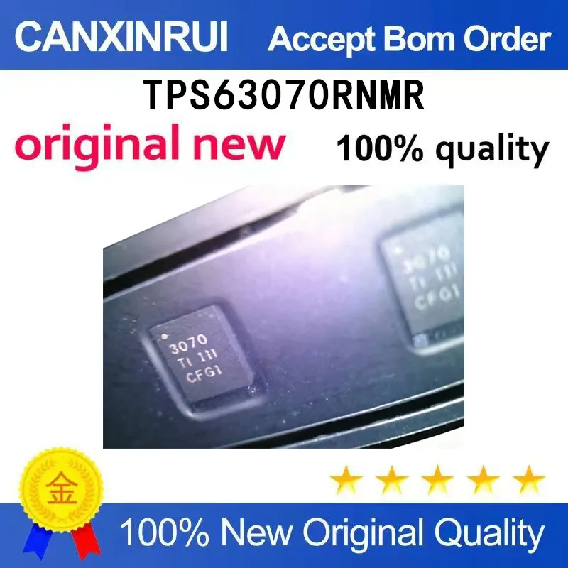 (5-100 pieces)TPS63070RNMR patch VQFN-15 silk screen 3070 high input voltage drop brand new
(5-100 pieces)TPS63070RNMR patch VQFN-15 silk screen 3070 high input voltage drop brand new