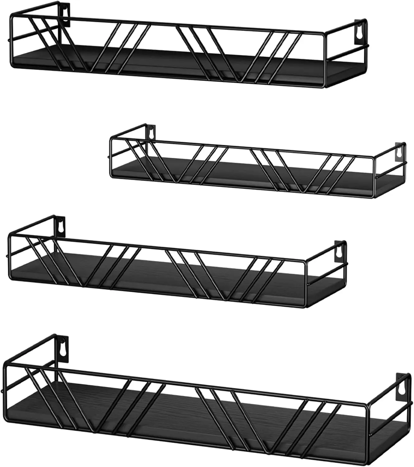 Floating Shelves for Wall Set of 4, Different Sizes Mounted Wood Floating Shelf, Wall Shelves for Living Room,Bedroom,
Floating Shelves for Wall Set of 4, Different Sizes Mounted Wood Floating Shelf, Wall Shelves for Living Room,Bedroom,