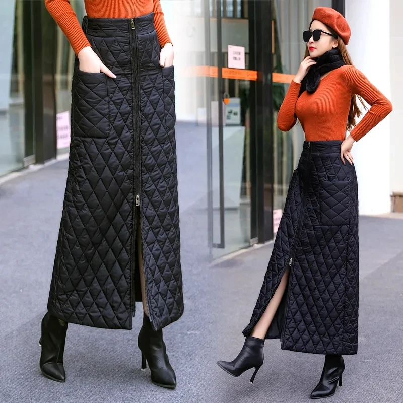 2024 New Fashion Winter Warm Long Windproof Skirt, For Women Clothing, Spring Autumn Skirt Double Pockets Zipper Black Skirts 45
2024 New Fashion Winter Warm Long Windproof Skirt, For Women Clothing, Spring Autumn Skirt Double Pockets Zipper Black Skirts 45