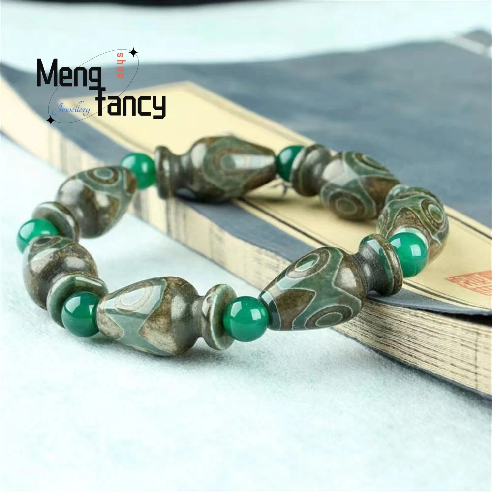 Natural Agate Retro Nine-eyed Celestial Pearl Bracelet National style Best Selling Couple Fashion Jewelry Exquisite Holiday Gift
Natural Agate Retro Nine-eyed Celestial Pearl Bracelet National style Best Selling Couple Fashion Jewelry Exquisite Holiday Gift