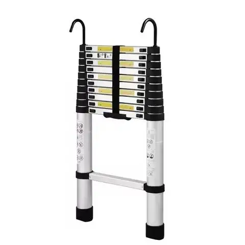 Lightweight Single-Sided Aluminum Folding Retractable Loft Ladder with Hooks Telescopic Design for & Hospital Use
Lightweight Single-Sided Aluminum Folding Retractable Loft Ladder with Hooks Telescopic Design for & Hospital Use