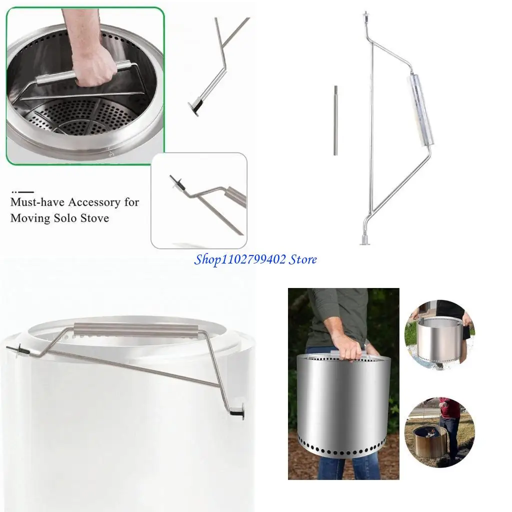 547F Outdoor Stainless Steel Stove Handle for Carrying Single Stove and Bonfires
547F Outdoor Stainless Steel Stove Handle for Carrying Single Stove and Bonfires