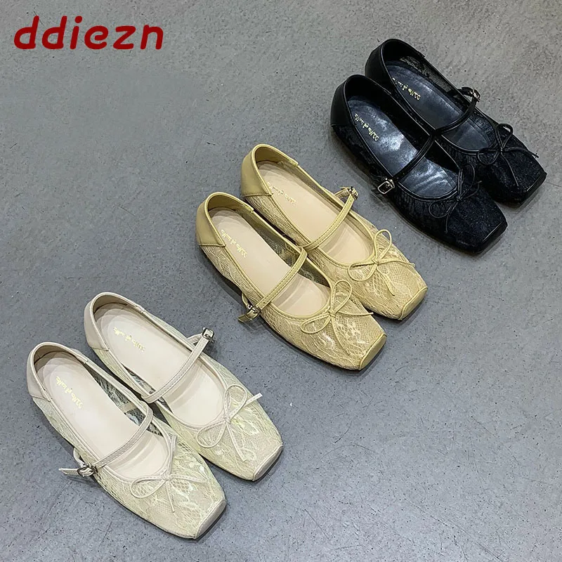 Fashion Designer Embroider Mesh Women Mary Janes Flats Lolita Shoes Female Square Toe Ladies Flat With Shoes New 2026 Summer
Fashion Designer Embroider Mesh Women Mary Janes Flats Lolita Shoes Female Square Toe Ladies Flat With Shoes New 2026 Summer