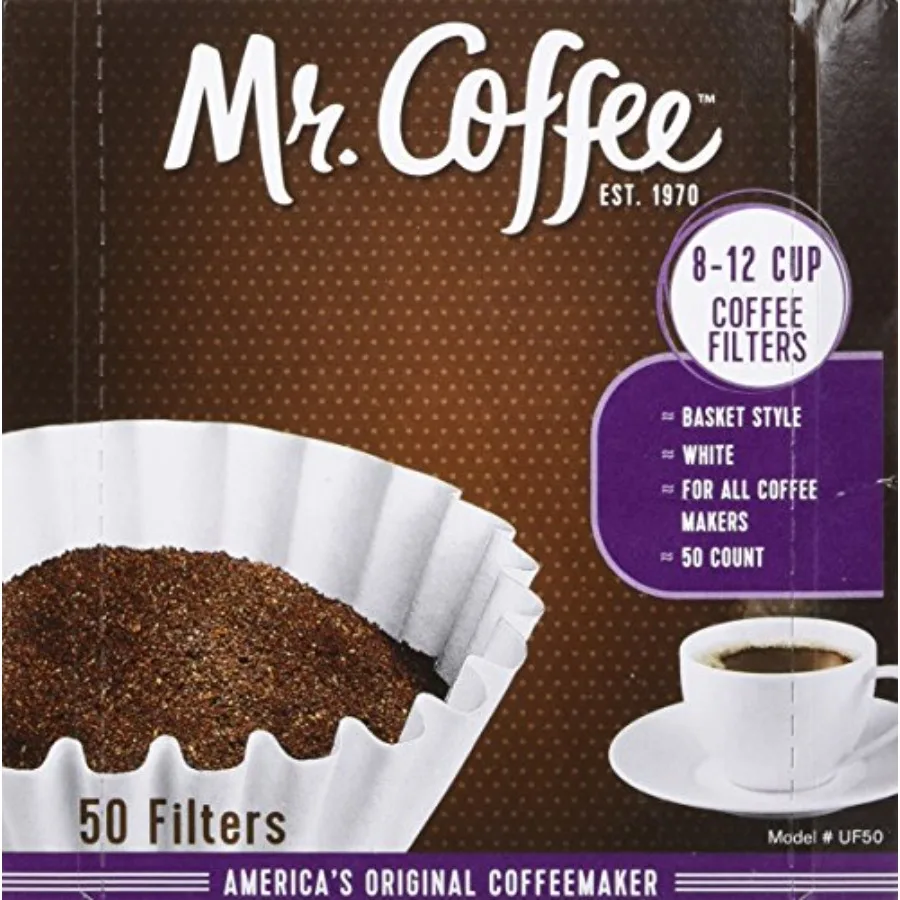 8-12 Cup Coffee Filters 50 Pack 2 Count - 100 Total Filters
8-12 Cup Coffee Filters 50 Pack 2 Count - 100 Total Filters