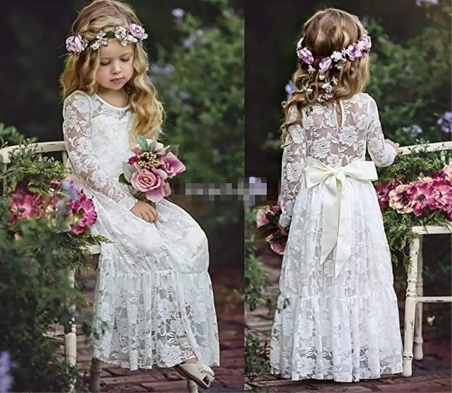 Flower Girl Maxi Dress Princess Lace Tulle Photo Gowns Wedding Party Dress Appliques Luxury Formal New First Communion Dress
Flower Girl Maxi Dress Princess Lace Tulle Photo Gowns Wedding Party Dress Appliques Luxury Formal New First Communion Dress