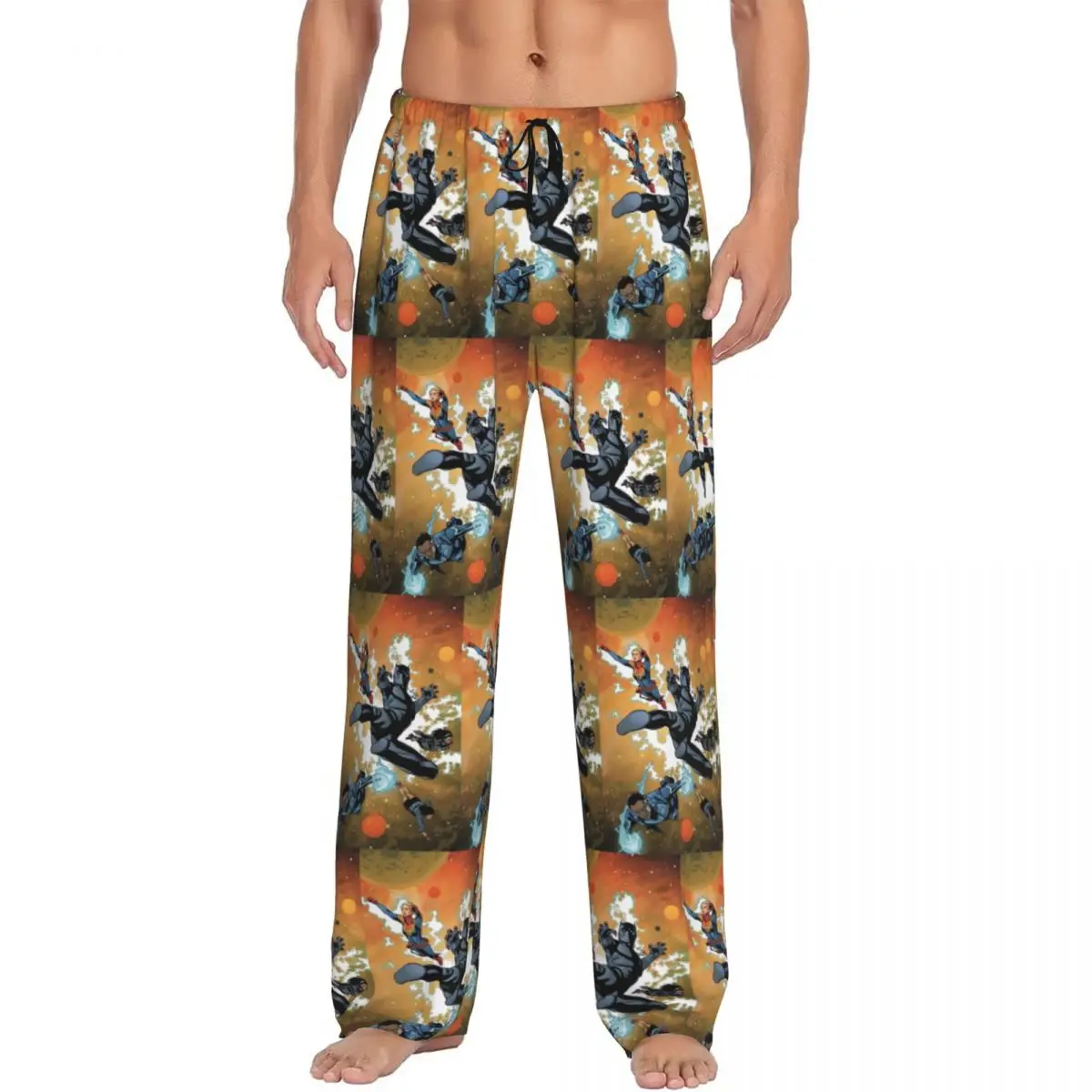 Custom Print Men Black Panther Pajama Pants Superhero Film Sleepwear Sleep Lounge Bottoms with Pockets
Custom Print Men Black Panther Pajama Pants Superhero Film Sleepwear Sleep Lounge Bottoms with Pockets