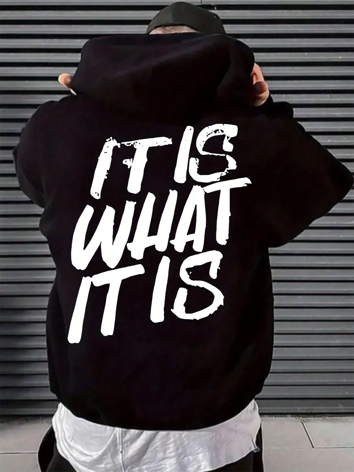 Men's Fashion Casual It Is What It Is Pattern Printing Sports Loose and Velvet Thick Hoodie Suitable for Festival Gift Pullover
Men's Fashion Casual It Is What It Is Pattern Printing Sports Loose and Velvet Thick Hoodie Suitable for Festival Gift Pullover