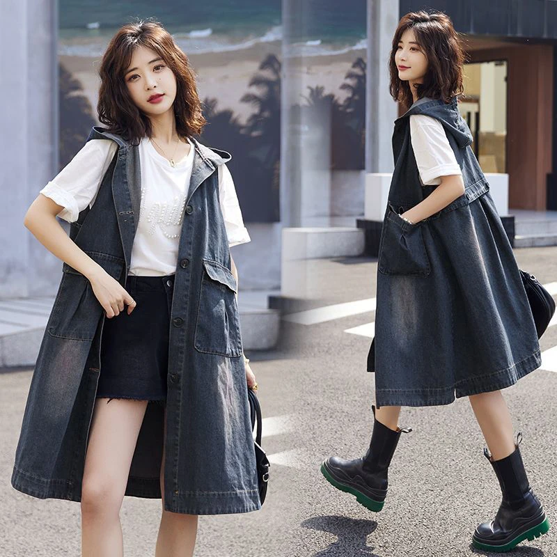 Women's Hoodie Denim Jackets Y2K Style Long Baggy Coats Ladies Clothing Streetwear Korean Fashion Women 2023 New Outerwear Tops
Women's Hoodie Denim Jackets Y2K Style Long Baggy Coats Ladies Clothing Streetwear Korean Fashion Women 2023 New Outerwear Tops