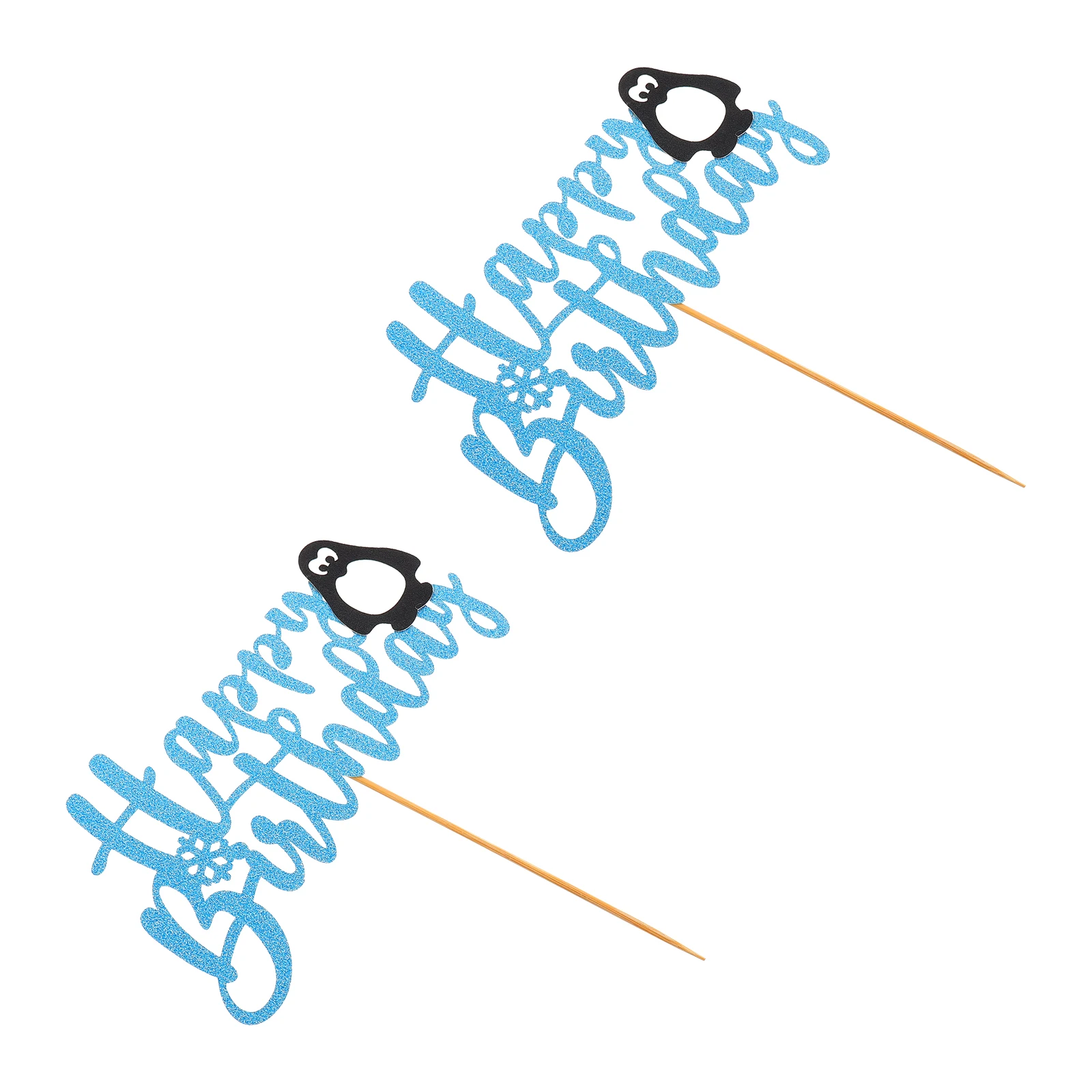 2pcs Birthday Party Decoration Penguin Cake Toppers Exquisite Shape Dessert Picks Paper Wood Material Firm Lightweight
2pcs Birthday Party Decoration Penguin Cake Toppers Exquisite Shape Dessert Picks Paper Wood Material Firm Lightweight