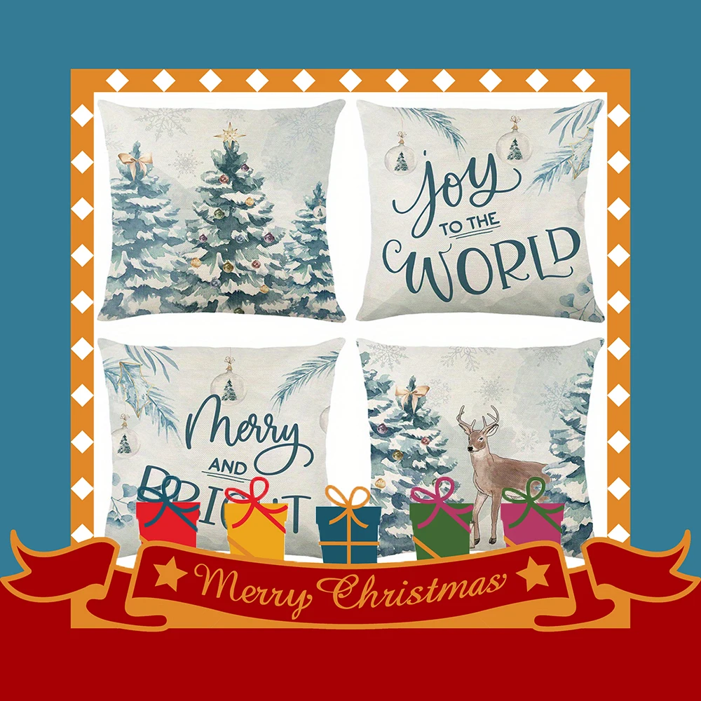 Joy to the World Pattern PillowcaseSuitable for living room bedroom sofa decorative cushion cover pillow cover 
Joy to the World Pattern PillowcaseSuitable for living room bedroom sofa decorative cushion cover pillow cover