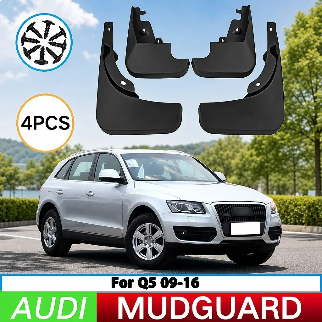 For Audi Q5 2009-2016 Car Tire Fender Splash Guard Front Rear Mud Flaps 4pcs
For Audi Q5 2009-2016 Car Tire Fender Splash Guard Front Rear Mud Flaps 4pcs
