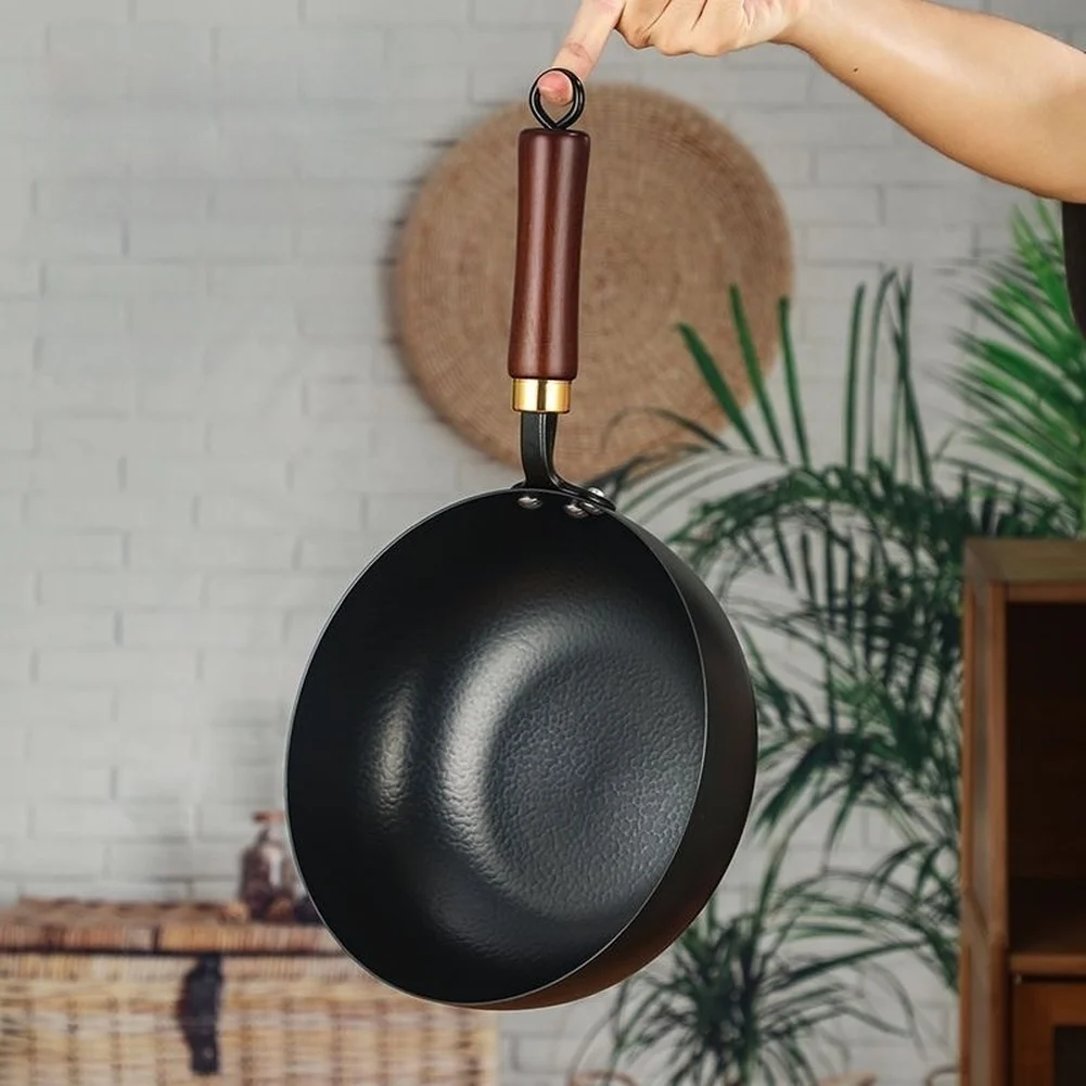 20cm 24cm Cast Iron Wok Pan Japanese Style Traditional for Induction Cooktop Gas Electric Stove Black Iron Pot
20cm 24cm Cast Iron Wok Pan Japanese Style Traditional for Induction Cooktop Gas Electric Stove Black Iron Pot