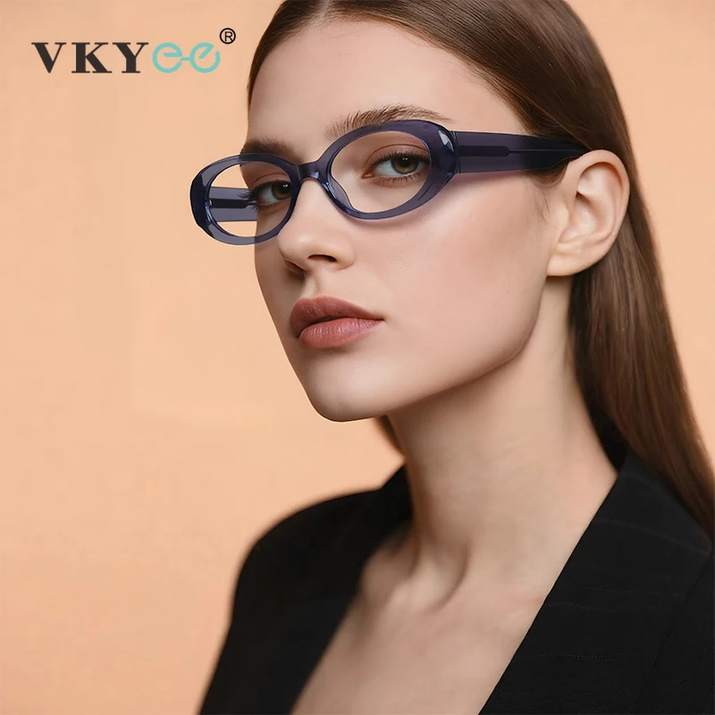 VICKY New Arrivals Minimalist Vintage Geometric Oval Design Women's Anti-blue Light Reading Glasses Customizable Prescription
VICKY New Arrivals Minimalist Vintage Geometric Oval Design Women's Anti-blue Light Reading Glasses Customizable Prescription