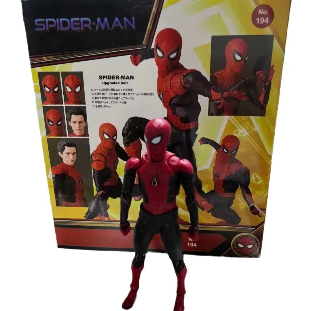 Аниме-фигурки Человека-паука Питера Паркера SHF MAFEX194, коллекционные фигурки, украшение для автомобиля, модель куклы, подарок для фанатов
Аниме-фигурки Человека-паука Питера Паркера SHF MAFEX194, коллекционные фигурки, украшение для автомобиля, модель куклы, подарок для фанатов