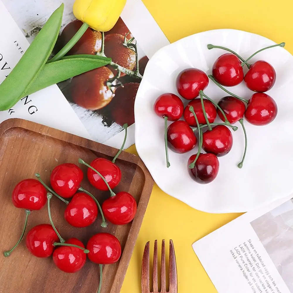 Foam Mini Fruit Ornament Lifelike Fruit Model Red Cherries Faux Cherry Artificial Cherries
Foam Mini Fruit Ornament Lifelike Fruit Model Red Cherries Faux Cherry Artificial Cherries