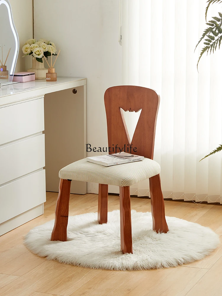 French Style Mid-Ancient Dining Chair Household Minimalist Creative Armchair
French Style Mid-Ancient Dining Chair Household Minimalist Creative Armchair