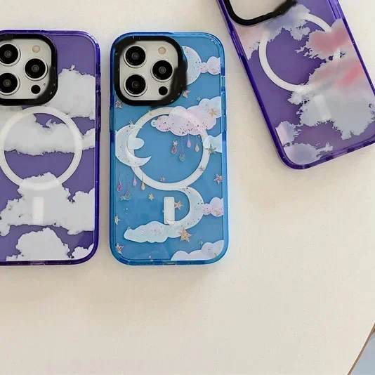 Cloud MagSafe Phone Case Cover for IPhone 12 13 14 15 Pro Max Case for IPhone 15 Pro Max
Cloud MagSafe Phone Case Cover for IPhone 12 13 14 15 Pro Max Case for IPhone 15 Pro Max