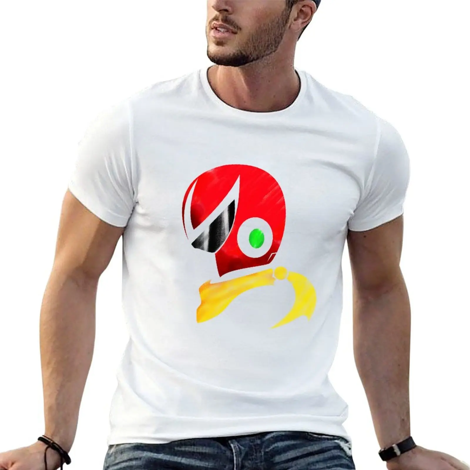 Protoman Helmet Shirt T-Shirt t shirt for man t shirts designer cotton t shirts high quality T-shirt
Protoman Helmet Shirt T-Shirt t shirt for man t shirts designer cotton t shirts high quality T-shirt