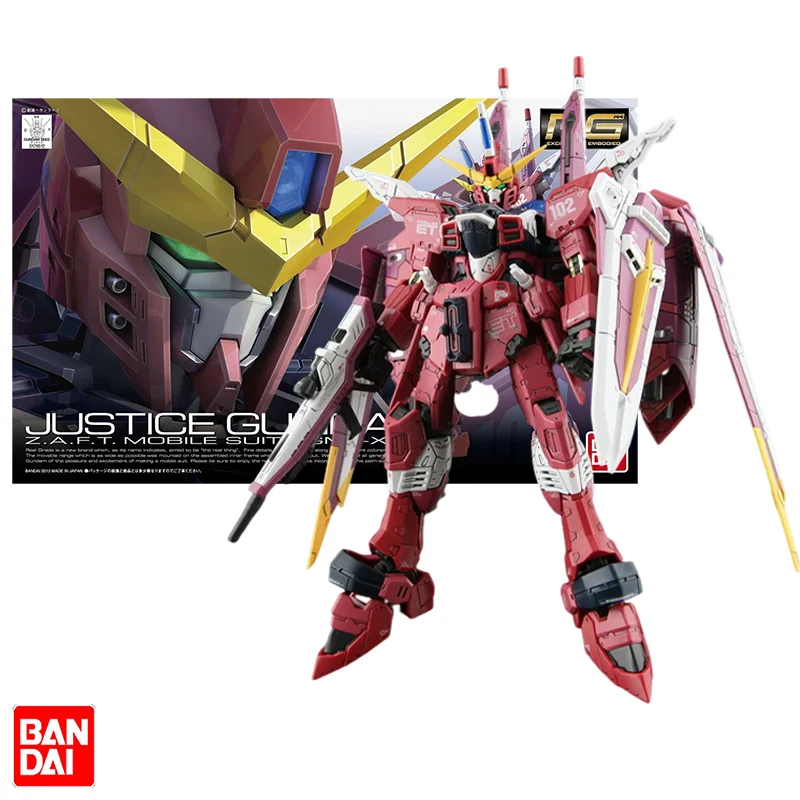 Bandai RG 1/144 Justice Gundam ZGMF-X09A Original Figure Anime Action Assembly Fighter Kit Model Collection Gift Box Toy For Kid
Bandai RG 1/144 Justice Gundam ZGMF-X09A Original Figure Anime Action Assembly Fighter Kit Model Collection Gift Box Toy For Kid