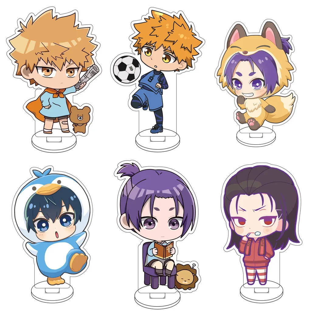 10CM Anime Blue Lock Chigiri Hyōma Kunigami Rensuke Isagi Yoichi Bachira Meguru Cos Acrylic Figure Stand Cute Gifts Ornaments
10CM Anime Blue Lock Chigiri Hyōma Kunigami Rensuke Isagi Yoichi Bachira Meguru Cos Acrylic Figure Stand Cute Gifts Ornaments