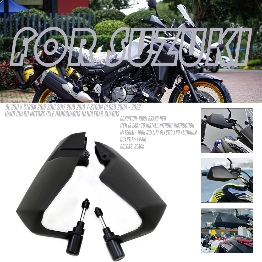 Motorcycle Handguards For Suzuki V-Strom DL650 2004 - 2023 Hand Guard Handlebar Guards DL 650 V Strom 2017 2018 2021 2022 2023
Motorcycle Handguards For Suzuki V-Strom DL650 2004 - 2023 Hand Guard Handlebar Guards DL 650 V Strom 2017 2018 2021 2022 2023